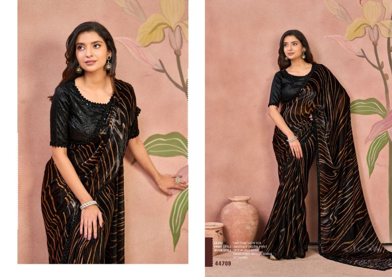Mahotsav Norita 44700 Tarana Satin Silk Designer Saree Catalog — Wholesale Sarees wholesale from Surat — view 2
