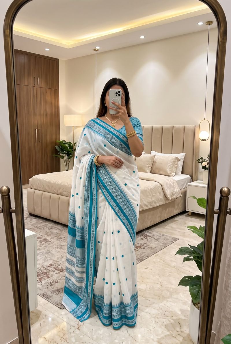 Mb 3329 Banarasi Silk Weaving Zari Motifs Saree Catalog