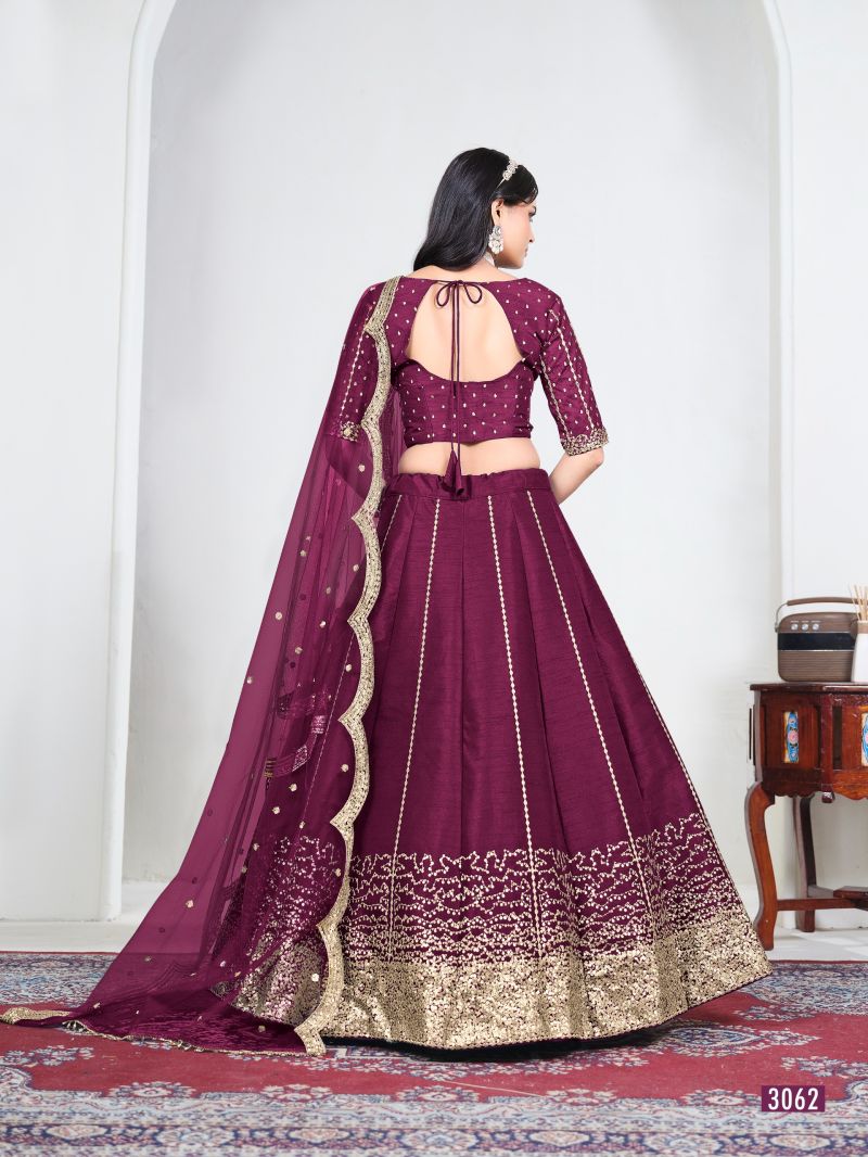 Mehvish Vol 36 Art Silk Mirror Work Embroidered Lehenga Choli Catalog — Wholesale Lehenga, MPA wholesale from Surat — view 2