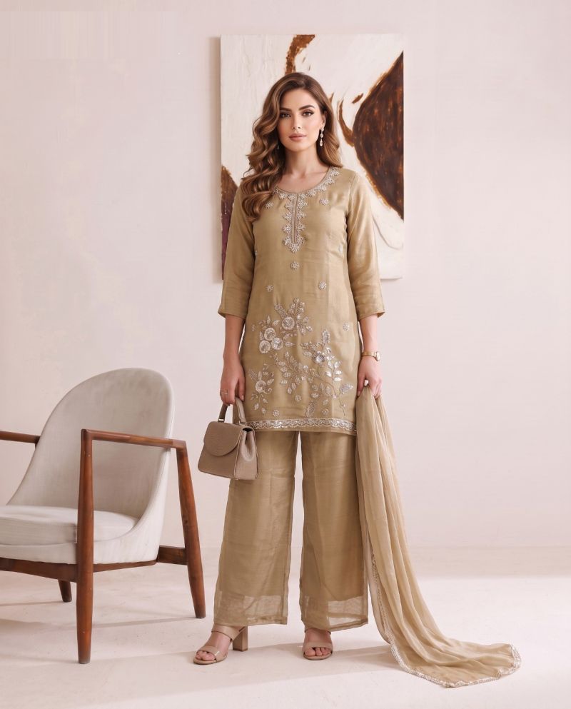 Naisha K 1174 Salsa Beads Work Kurti With Bottom Dupatta Catalog — Wholesale Kurtis, Vardan Ethnic wholesale from Surat — view 3