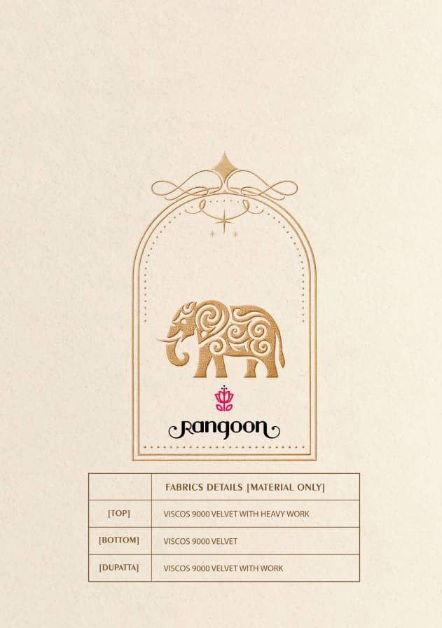 Rangoon Darpan Vol 2 Dola Russian Jacquard Katli Work Salwar Kameez — Wholesale Kurtis, Rangoon wholesale from Surat — view 6
