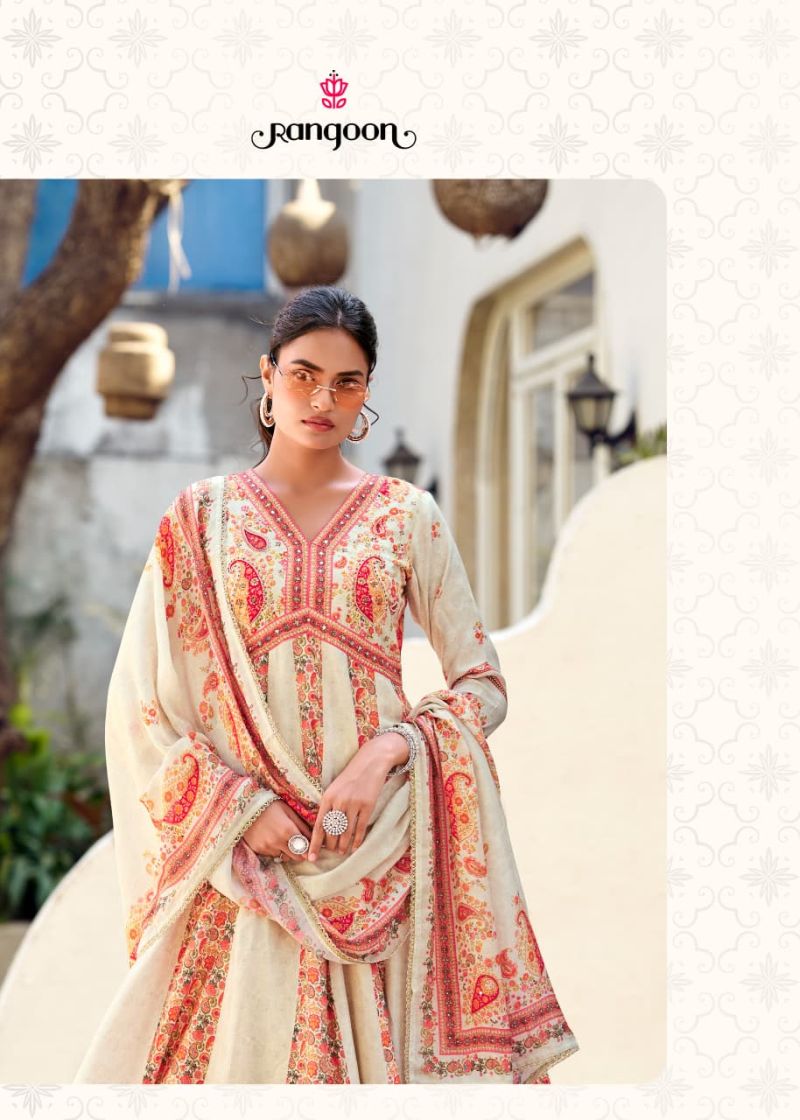 Rangoon Rang Mahal Muslin Printed Khatli Hand Work Salwar Kameez Catalog — Wholesale Kurtis, Rangoon wholesale from Surat - Gallery Image 4