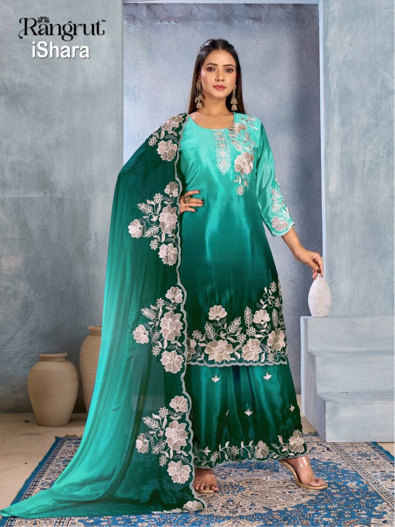 Rangrut Ishara Chinon Embroidery Salwar Kameez Catalog