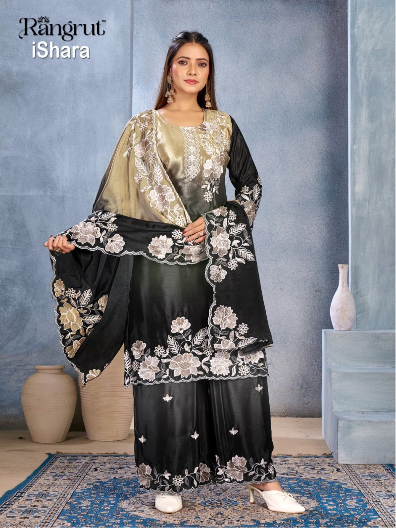 Rangrut Ishara Chinon Embroidery Salwar Kameez Catalog — Wholesale Kurtis, Vardan Ethnic wholesale from Surat — view 7