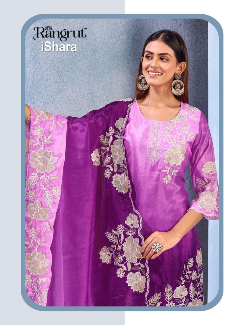 Rangrut Ishara Chinon Embroidery Salwar Kameez Catalog — Wholesale Kurtis, Vardan Ethnic wholesale from Surat — view 9