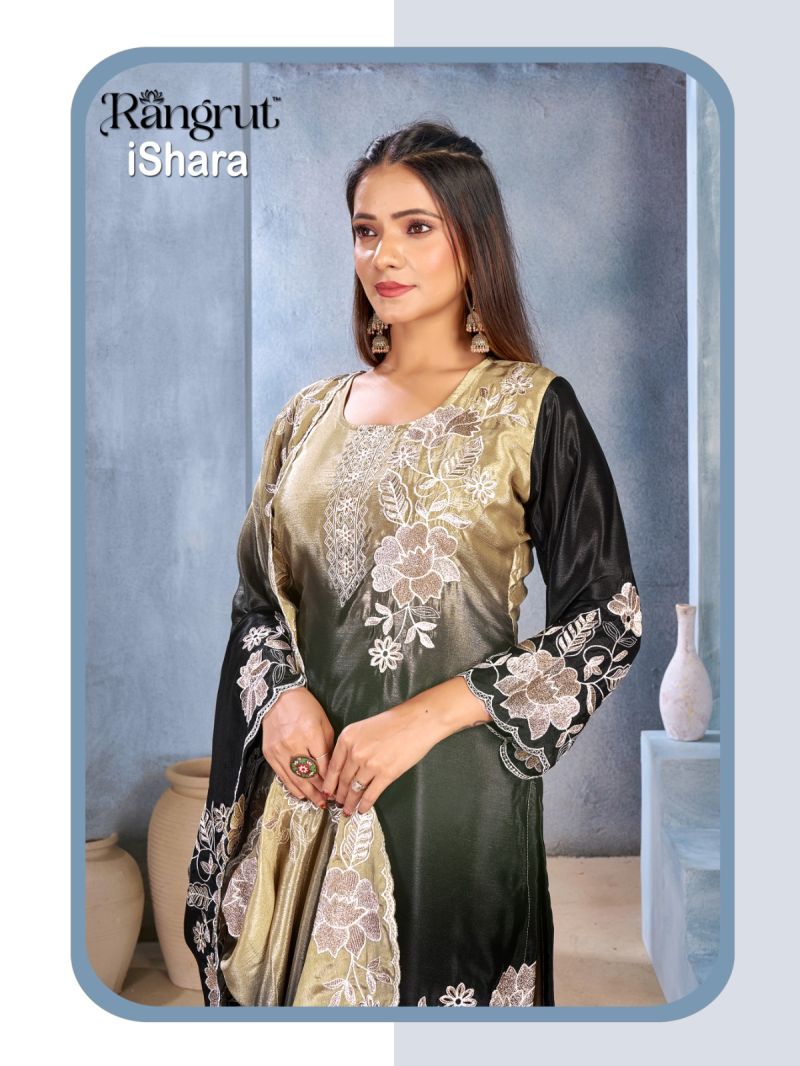 Rangrut Ishara Chinon Embroidery Salwar Kameez Catalog — Wholesale Kurtis, Vardan Ethnic wholesale from Surat — view 12