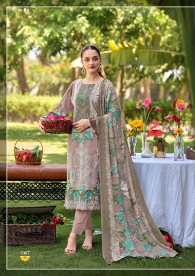 Riaz Arts Nayra Vol 40 Cotton Digital Printed Dress Material
