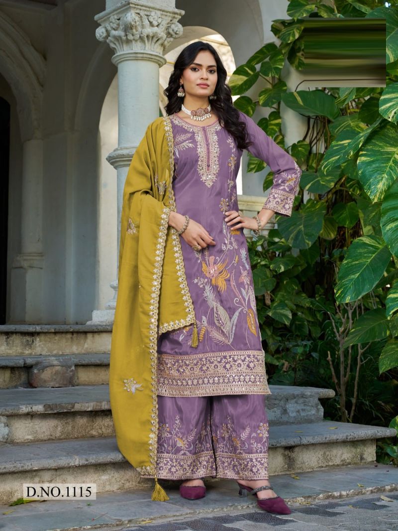 Rishta 1115 To 1118 Simar Embroidery Sequence Hand Work Salwar Kameez