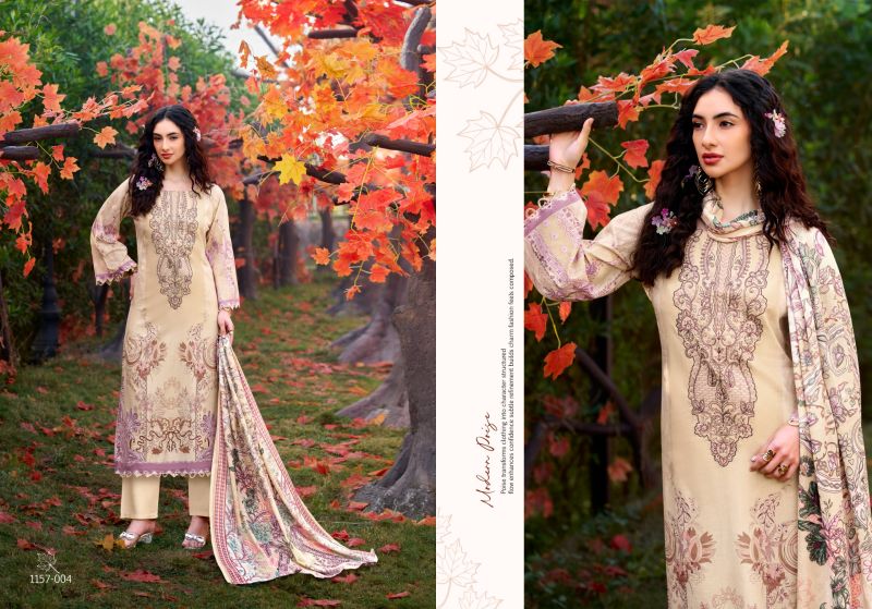 Romani Needle Wonder Vol 15 Cotton Embroidered Dress Material — Wholesale Dress Material, Romani wholesale from Surat - Gallery Image 3