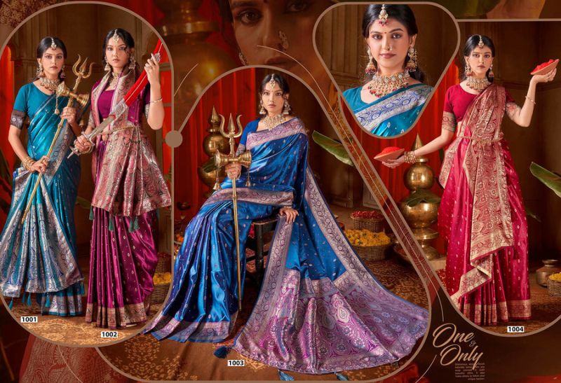 Saroj Princess Satin Vol 1 Satin Silk Saree — Organza Saree wholesale from Surat — view 5