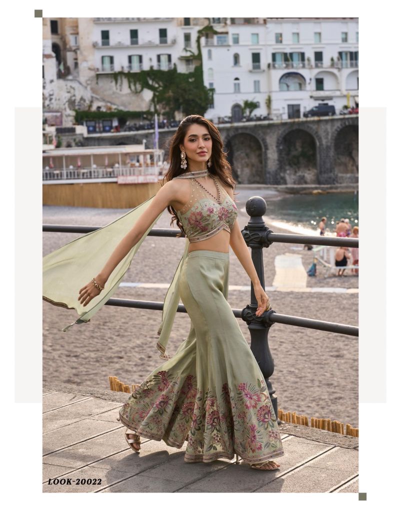 Sayuri Naysa Premium Chinon Silk Embroidered Designer Indo Western Catalog — Wholesale Kurti Pant Set, Sayuri wholesale from Surat — Photo 6