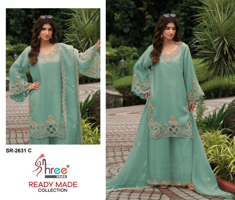 Shree R 2631 A To D Readymade Viscose Beats Work Salwar Kameez Catalog — Wholesale Pakistani Suits, Shree wholesale from Surat — Photo 3