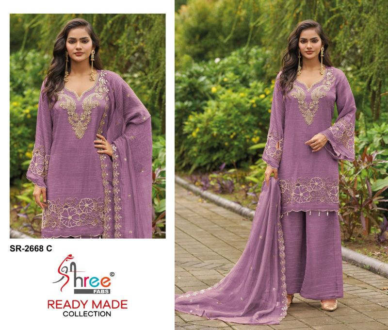 Shree R 2668 A To D Readymade Viscose Salsa Beats Work Salwar Kameez Catalog — Wholesale Readymade Suit, Shree Fabs wholesale from Surat — Photo 3