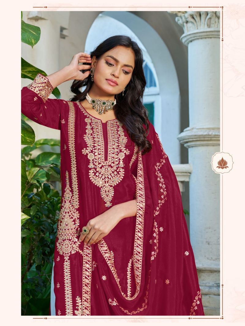 Silsila 1123 To 1126 Blooming Chinon Sequence Embroidered Salwar Kameez — Wholesale Readymade Suit, Vardan Ethnic wholesale from Surat — view 5