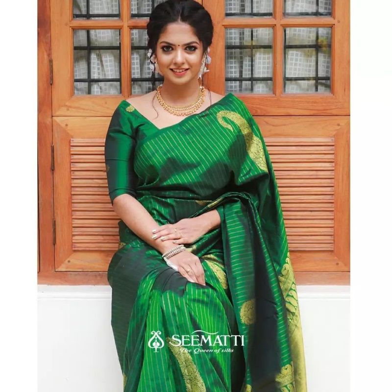 Soft Silk 4094 Lichi Silk Jacquard Work Saree Catalog