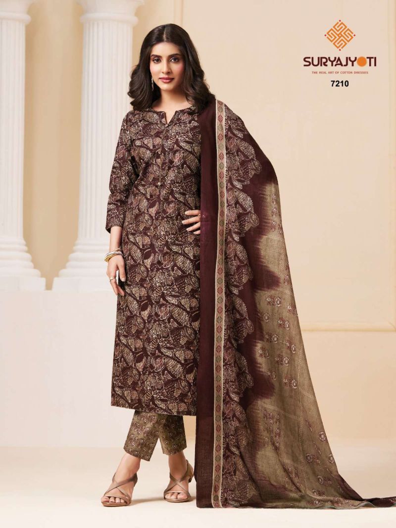 Suryajyoti Trendy Cotton Vol 72 Readymade Cotton Print Kurti With Bottom Dupatta Set — Wholesale Readymade Suit, Suryajyoti wholesale from Surat - Gallery Image 15