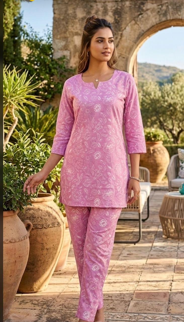Tlc Vol 79 Cotton Printed Fancy Co Ord Set Catalog — Wholesale Kurtis, Vardan Ethnic wholesale from Surat — view 2