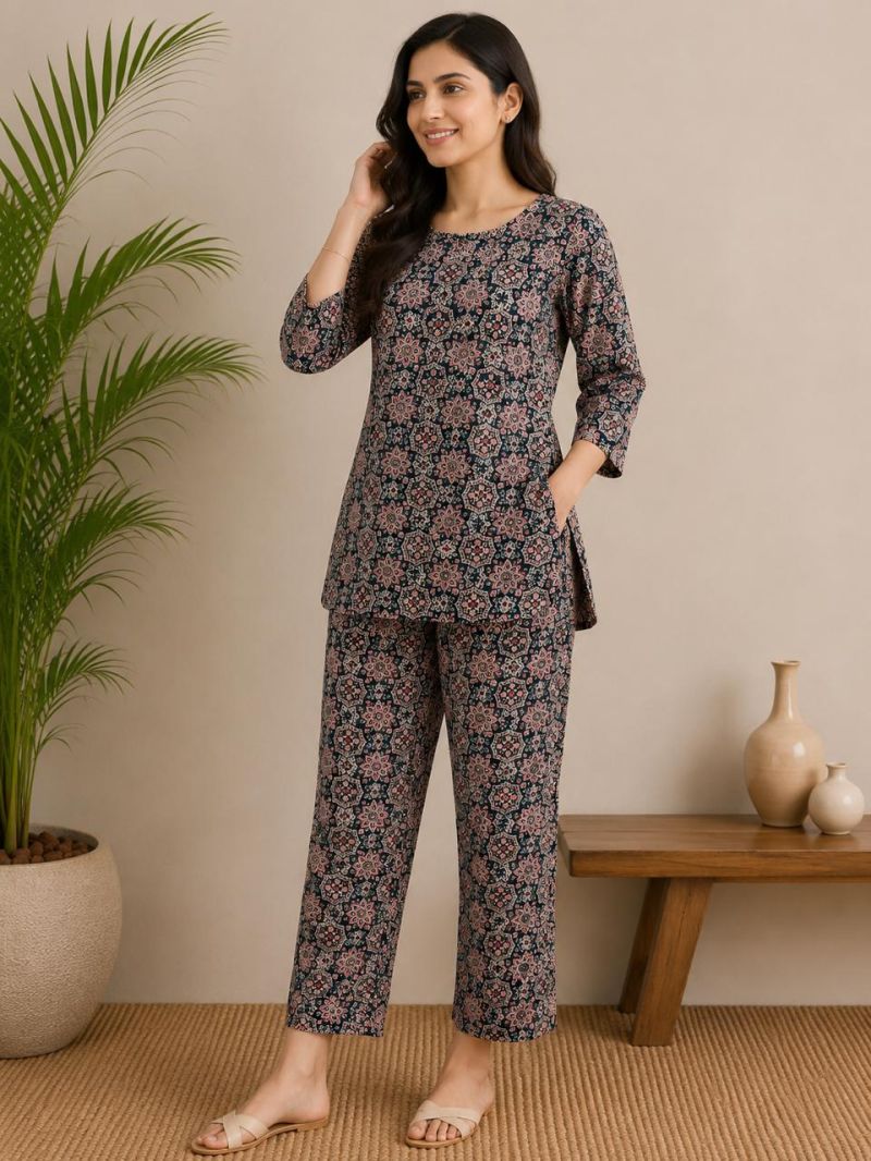 Tlc Vol 79 Cotton Printed Fancy Co Ord Set Catalog — Wholesale Kurtis, Vardan Ethnic wholesale from Surat — view 4