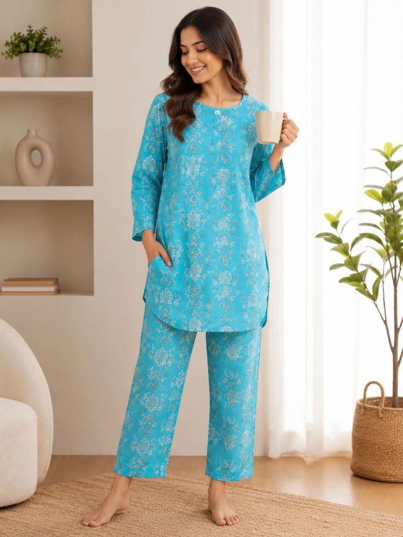 Tlc Vol 79 Cotton Printed Fancy Co Ord Set Catalog — Wholesale Kurtis, Vardan Ethnic wholesale from Surat — view 9