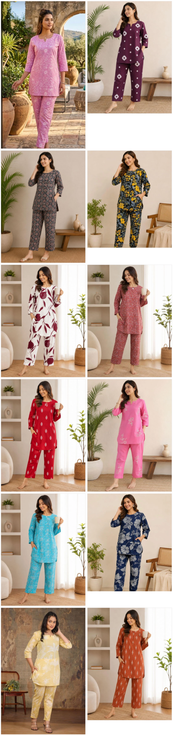 Tlc Vol 79 Cotton Printed Fancy Co Ord Set Catalog — Wholesale Kurtis, Vardan Ethnic wholesale from Surat — view 13