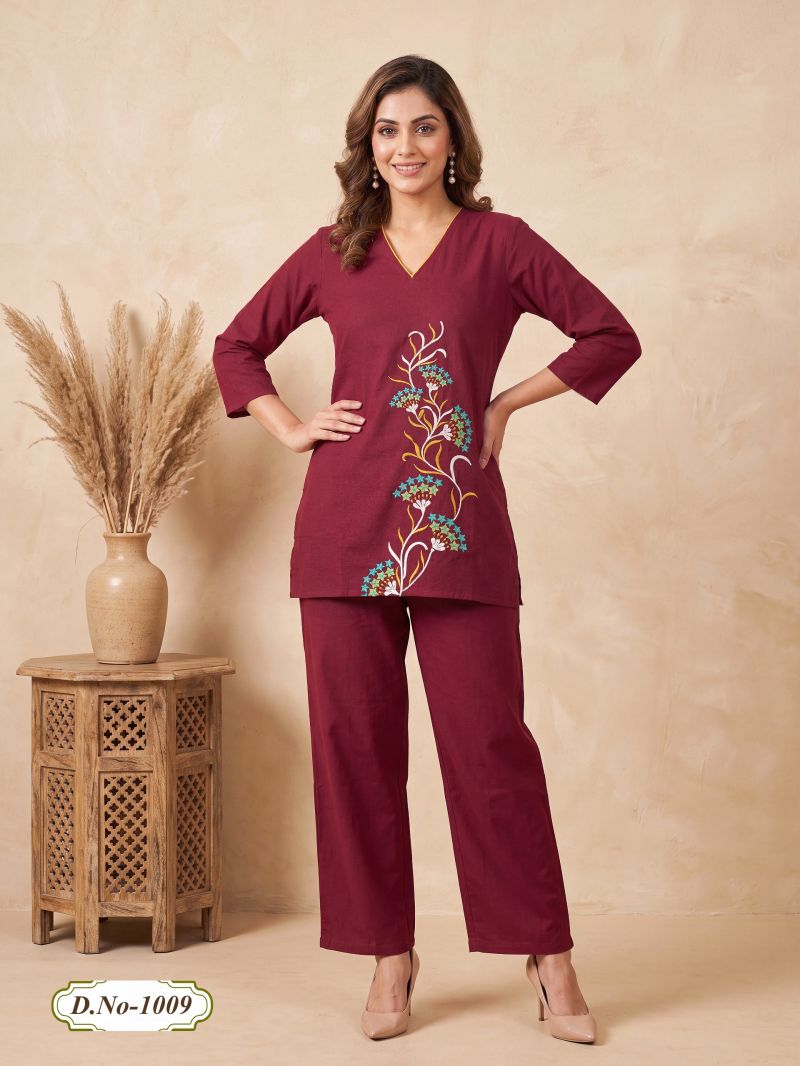 Tlc Vol 97 Cotton Printed Fancy Co Ord Set Catalog — Wholesale Cotton Kurti Pant Set wholesale from Surat — view 8