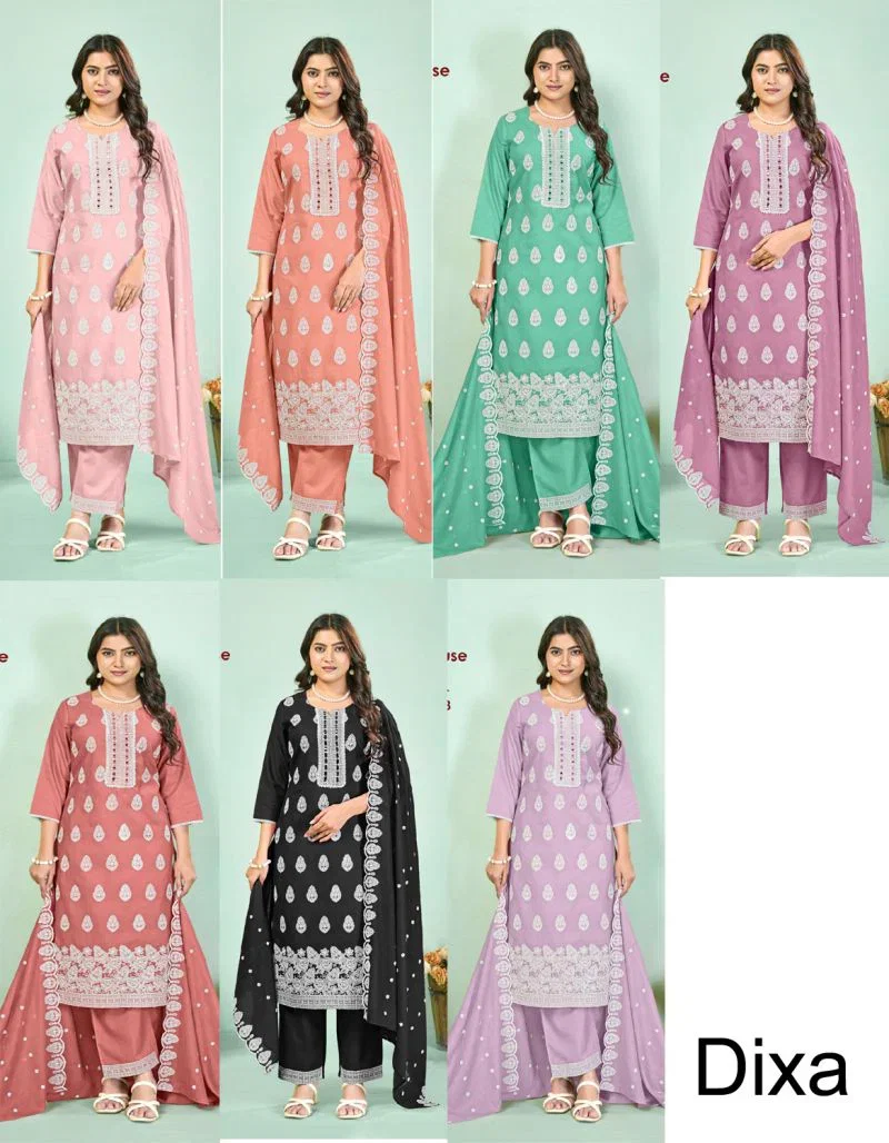 Tunic House Dixa Cotton Shiffly Worked Kurti Set — Wholesale Kurtis, Tunic House wholesale from Surat — view 8