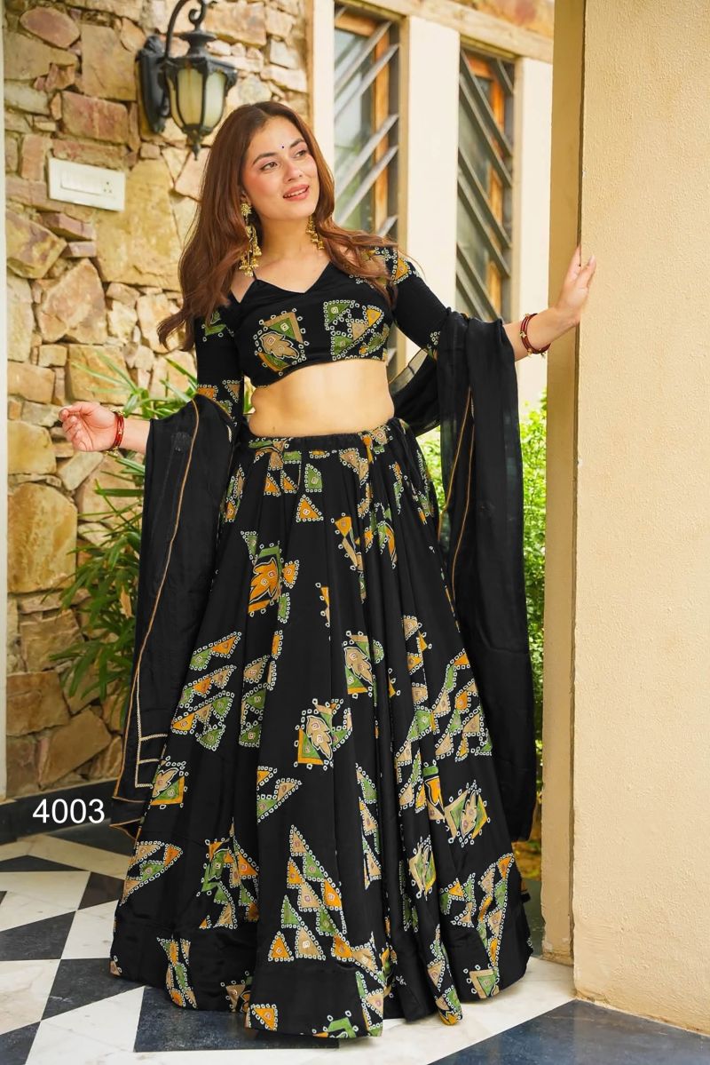 Vallari Vol 4 French Crepe Silk Digital Printed Designer Lehenga Choli Catalog