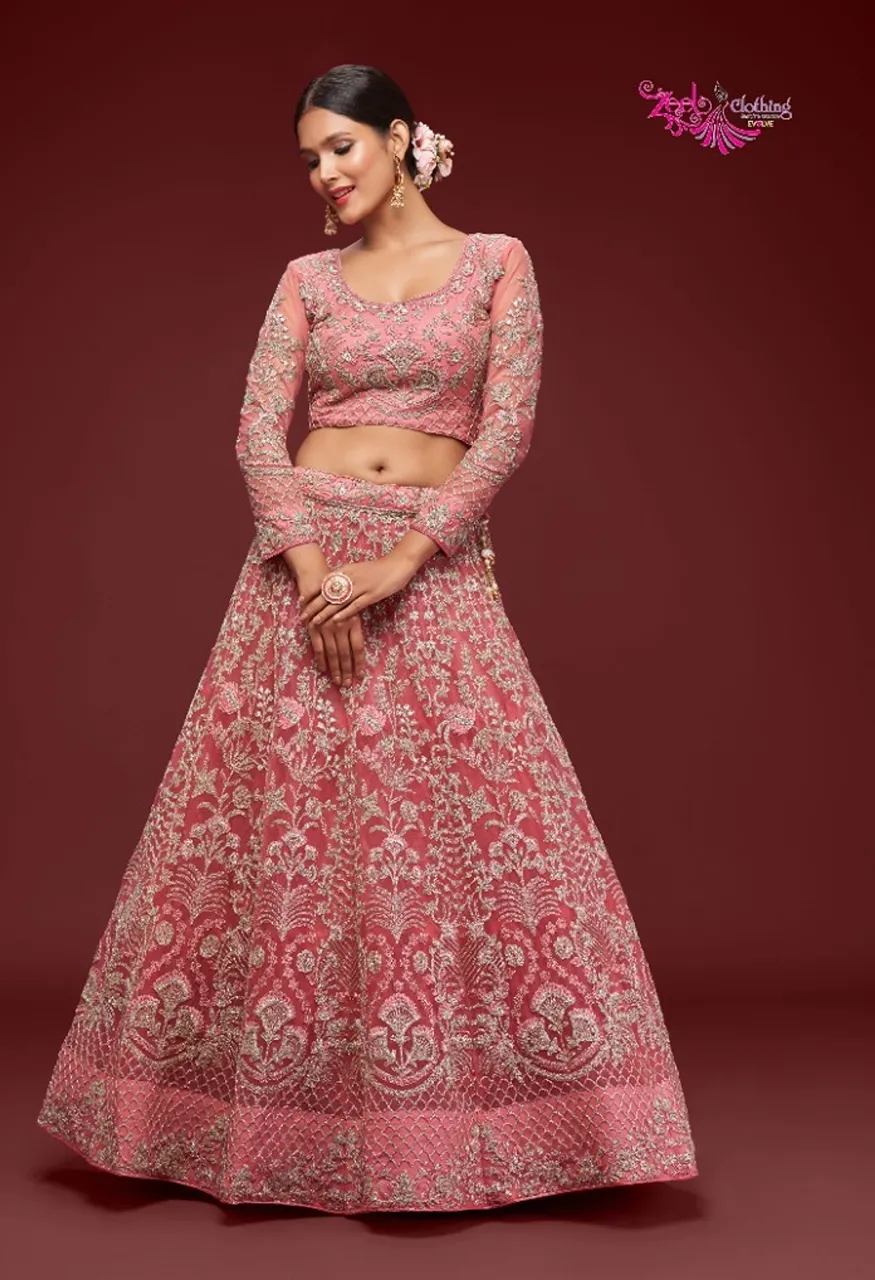 Zeel The Shimmers Vol-1 Designer Embroidered Lehenga Collection — Wholesale Lehenga, Zeel wholesale from Surat - Gallery Image 5