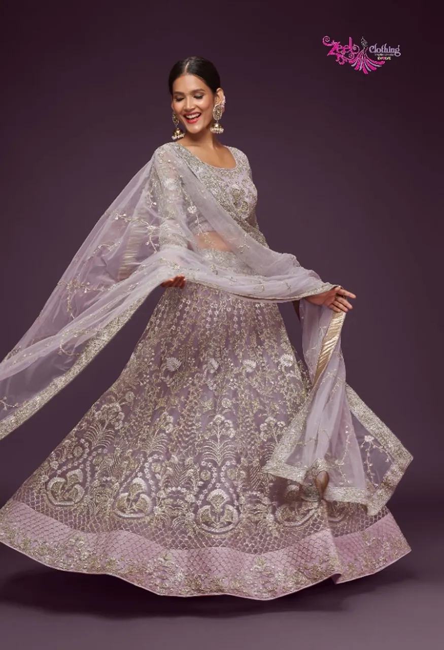 Zeel The Shimmers Vol-1 Designer Embroidered Lehenga Collection — Wholesale Lehenga, Zeel wholesale from Surat — view 11