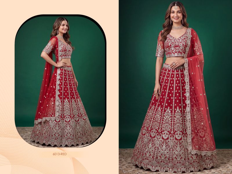Zeel Vol 37 Soft Net Zari And Sequence Embroidery Lehenga Choli — Wholesale Lehenga, Zeel wholesale from Surat — Photo 7