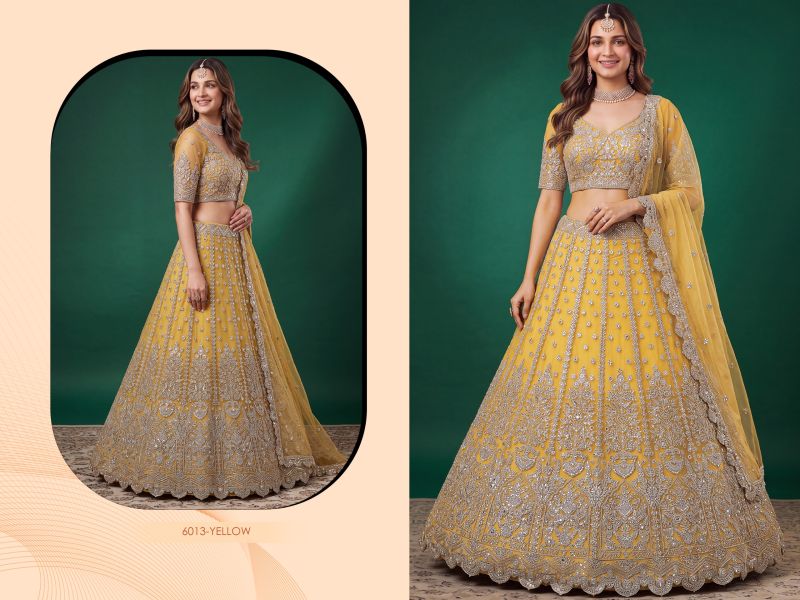 Zeel Vol 37 Soft Net Zari And Sequence Embroidery Lehenga Choli — Wholesale Lehenga, Zeel wholesale from Surat — Photo 2