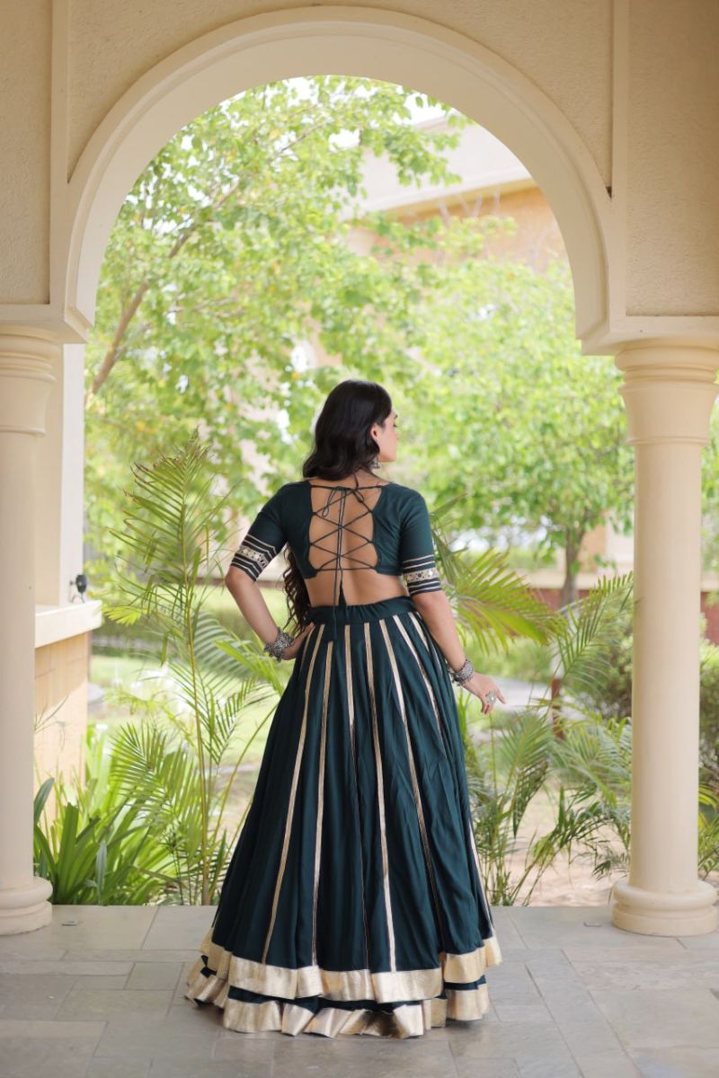 Lw 7184 14Kg Rayon Embroidered Navratri Lehenga Choli Catalog — Wholesale Lehenga wholesale from Surat — view 12