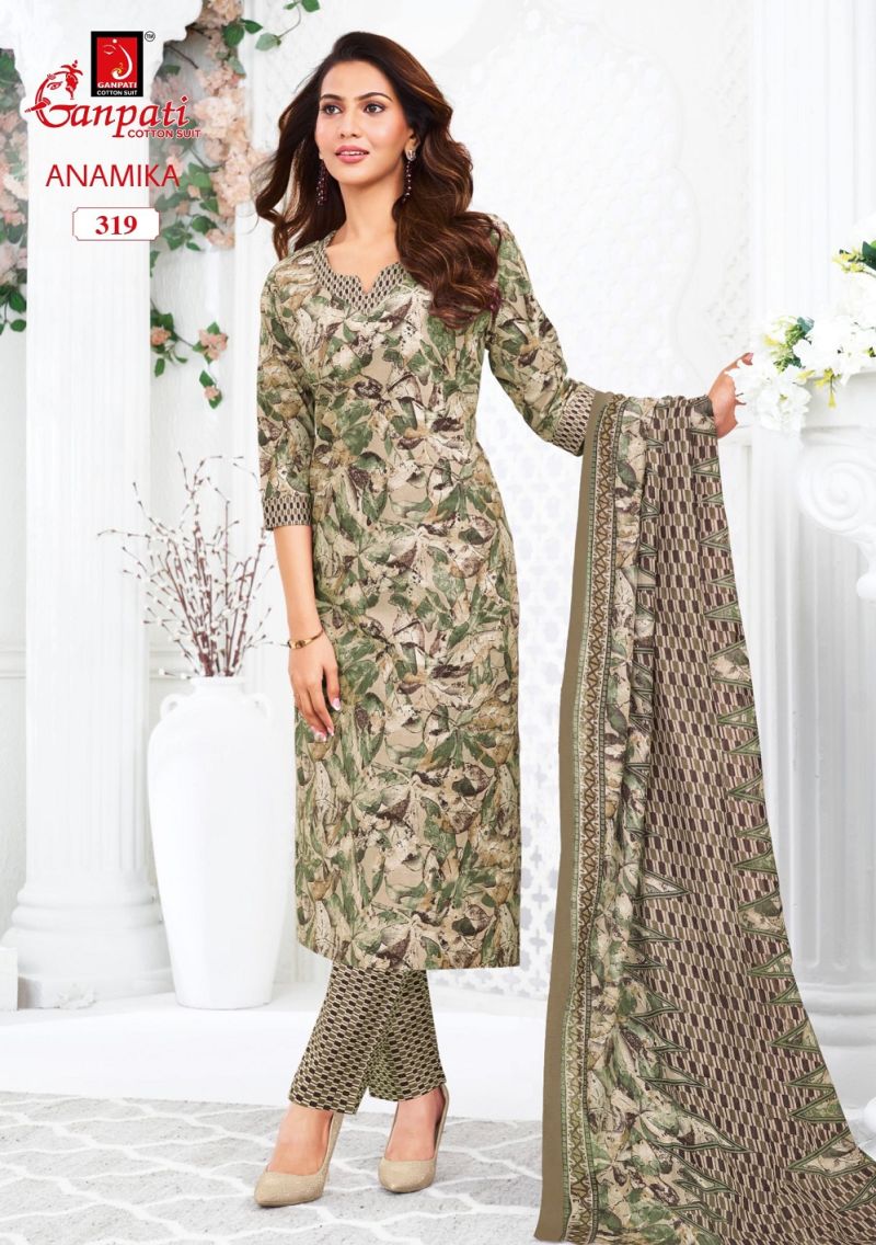 Ganpati Anamika Vol 3 Readymade Cotton Kurti Pant With Dupatta Catalog — Wholesale Kurtis, Ganpati Cotton Suit wholesale from Surat — Photo 5