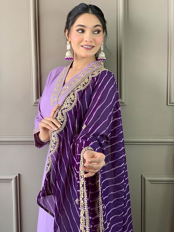 S Mahi 139 Wholesale Viscose Chanderi Festival Kurti With Bottom Dupatta Collection — Wholesale Kurtis, Vardan Ethnic wholesale from Surat — view 5