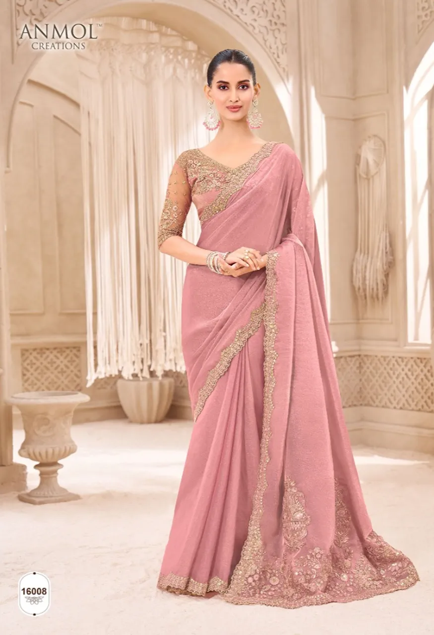 Anmol Elegance Vol 21 Designer Saree Catalog Wholesale Sarees — Saree, Vardan Ethnic wholesale from Surat — Photo 10