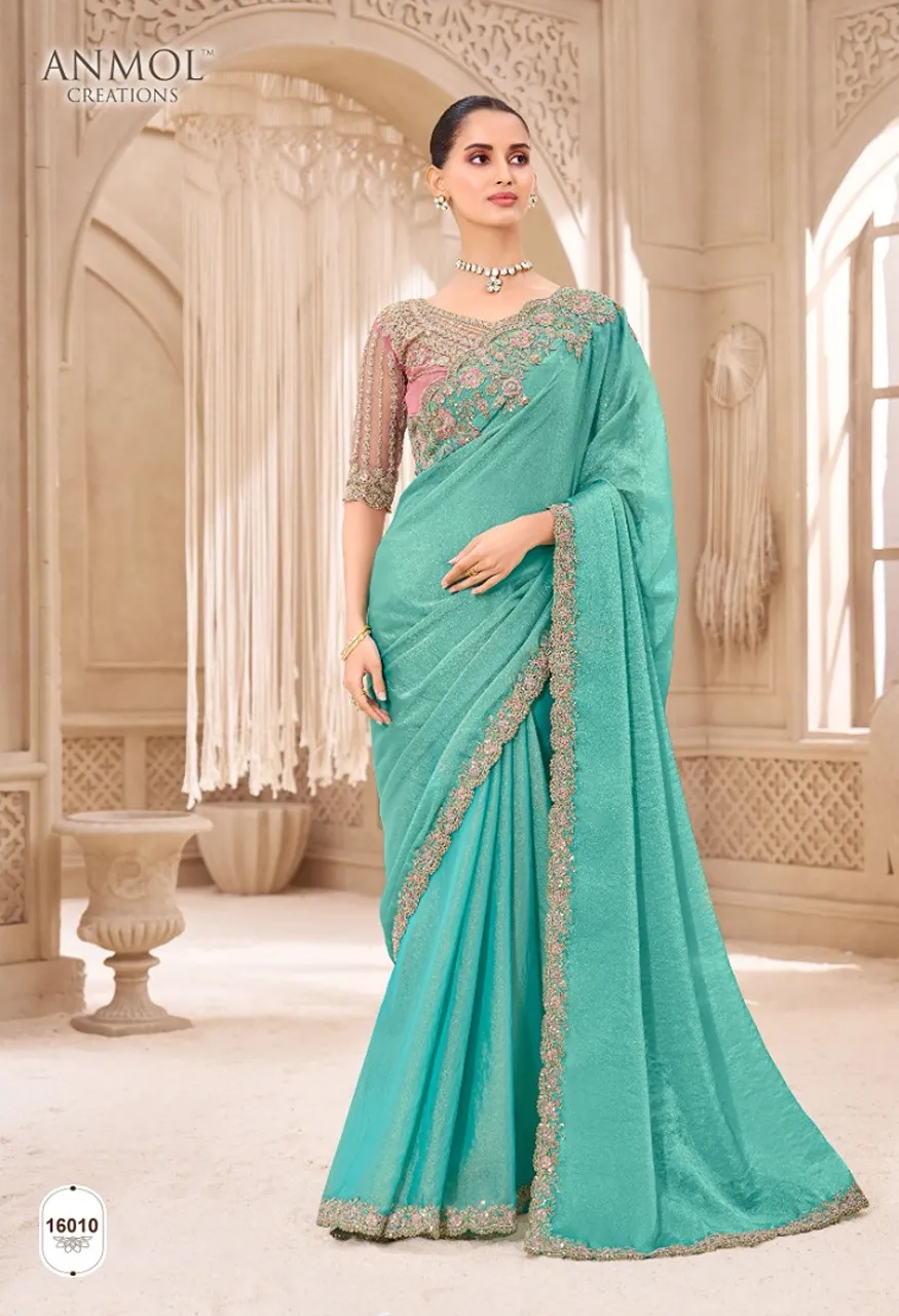 Anmol Elegance Vol 21 Designer Saree Catalog Wholesale Sarees — Saree, Vardan Ethnic wholesale from Surat — Photo 11