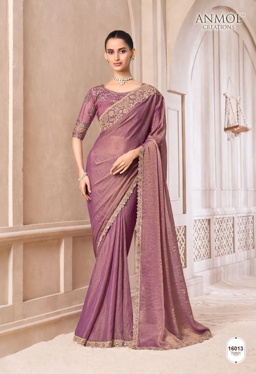 Anmol Elegance Vol 21 Designer Saree Catalog Wholesale Sarees — Saree, Vardan Ethnic wholesale from Surat — Photo 13