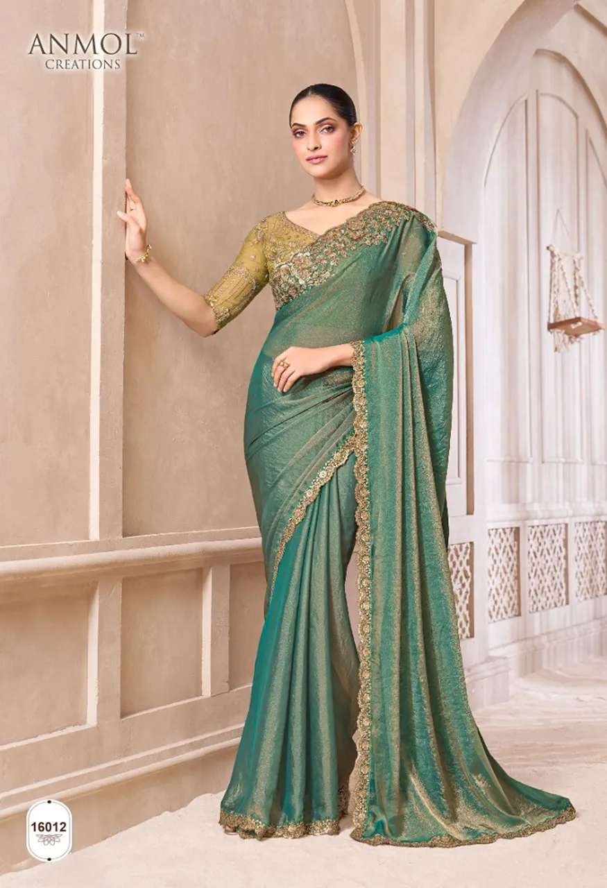 Anmol Elegance Vol 21 Designer Saree Catalog Wholesale Sarees — Saree, Vardan Ethnic wholesale from Surat — Photo 14