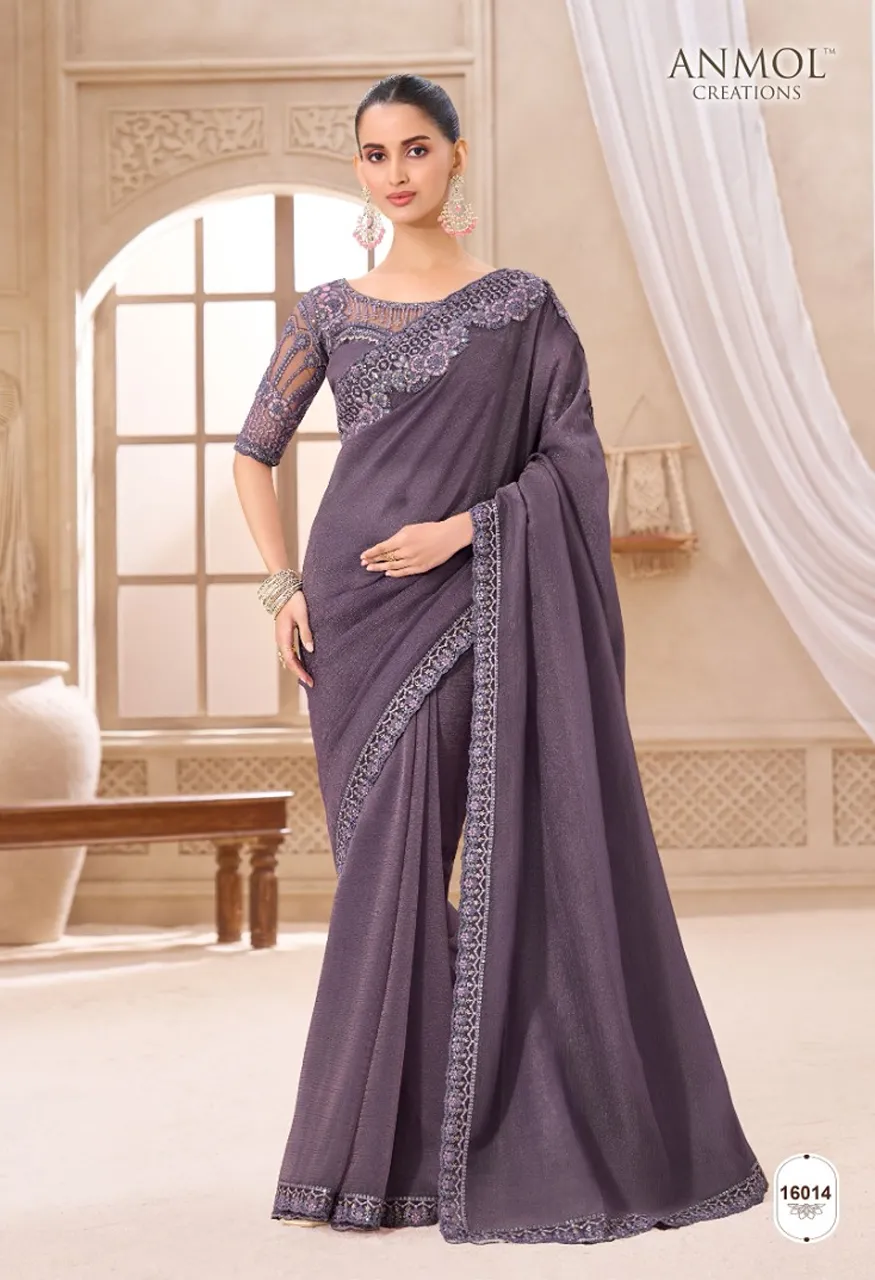 Anmol Elegance Vol 21 Designer Saree Catalog Wholesale Sarees — Saree, Vardan Ethnic wholesale from Surat — Photo 15