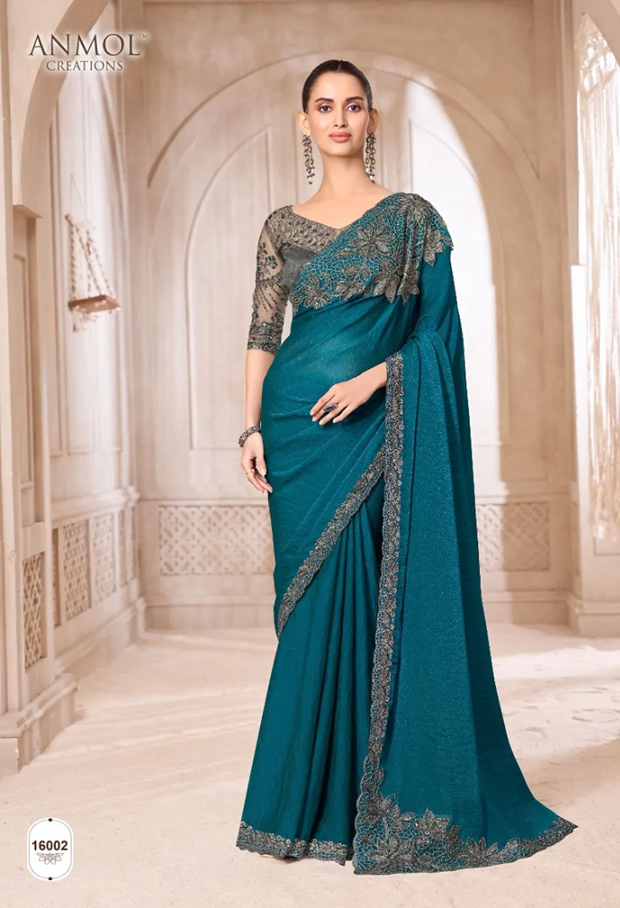 Anmol Elegance Vol 21 Designer Saree Catalog Wholesale Sarees — Saree, Vardan Ethnic wholesale from Surat — Photo 3