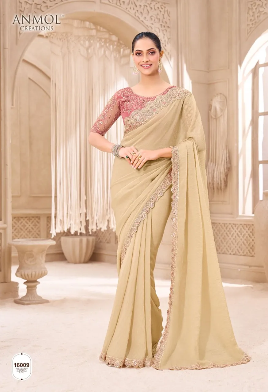 Anmol Elegance Vol 21 Designer Saree Catalog Wholesale Sarees — Saree, Vardan Ethnic wholesale from Surat — Photo 9