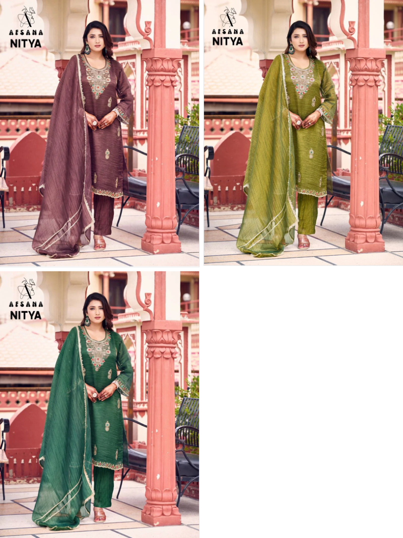 Afsana Nitya Readymade Salsa Crush Beats Work Designer Salwar Kameez Catalog — Wholesale Salwar Suits, Afsana wholesale from Surat — Photo 6