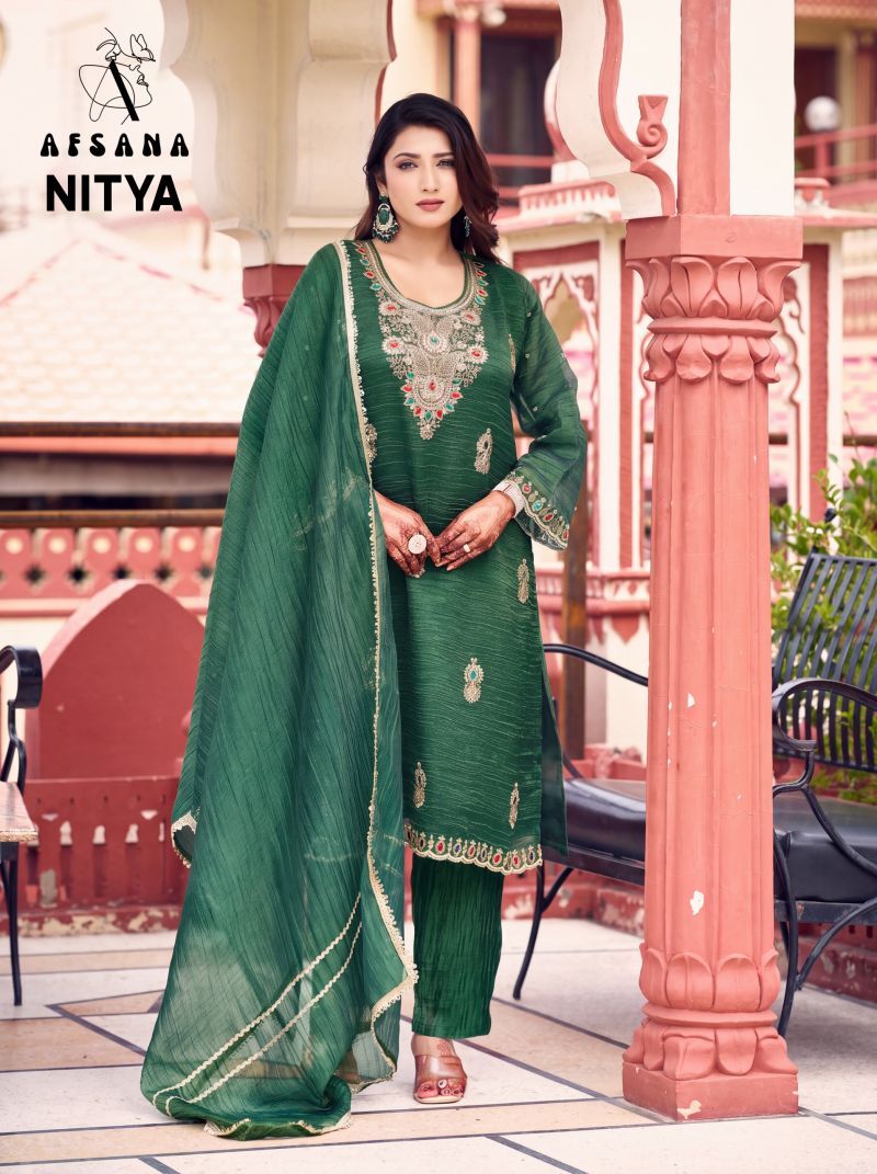 Afsana Nitya Readymade Salsa Crush Beats Work Designer Salwar Kameez Catalog — Wholesale Salwar Suits, Afsana wholesale from Surat — Photo 4