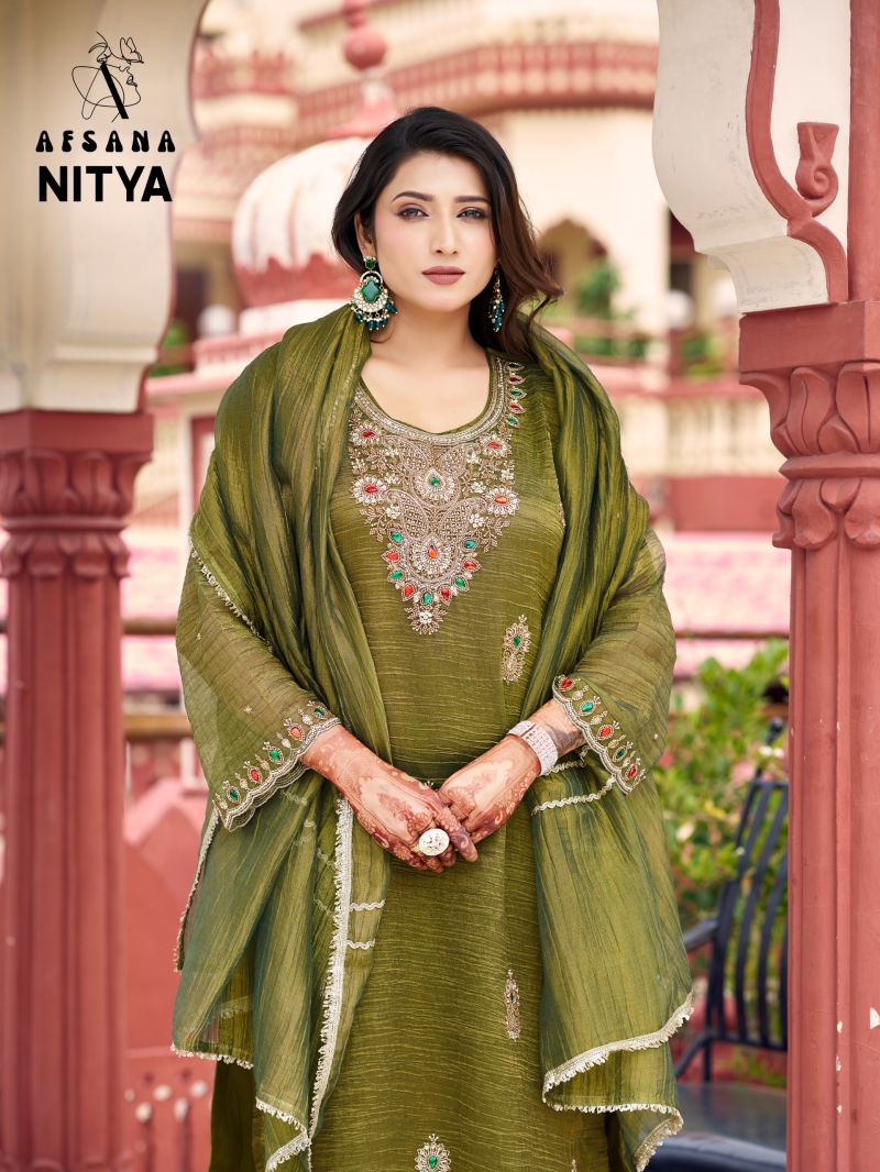 Afsana Nitya Readymade Salsa Crush Beats Work Designer Salwar Kameez Catalog — Wholesale Salwar Suits, Afsana wholesale from Surat — Photo 3