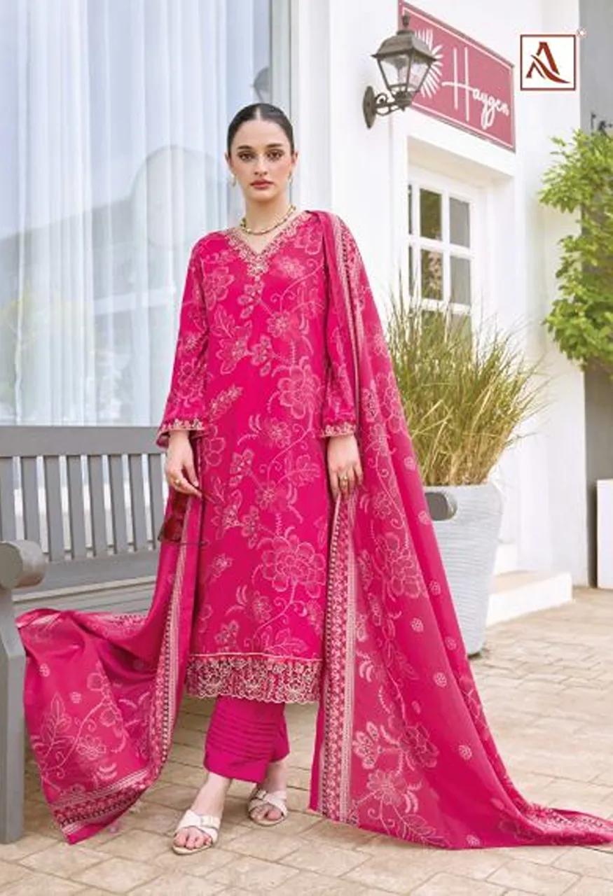 Alok Turkish Edition 19 Viscose Rayon Printed Dress Material — Wholesale Salwar Suits, Alok Suits wholesale from Surat — Photo 4