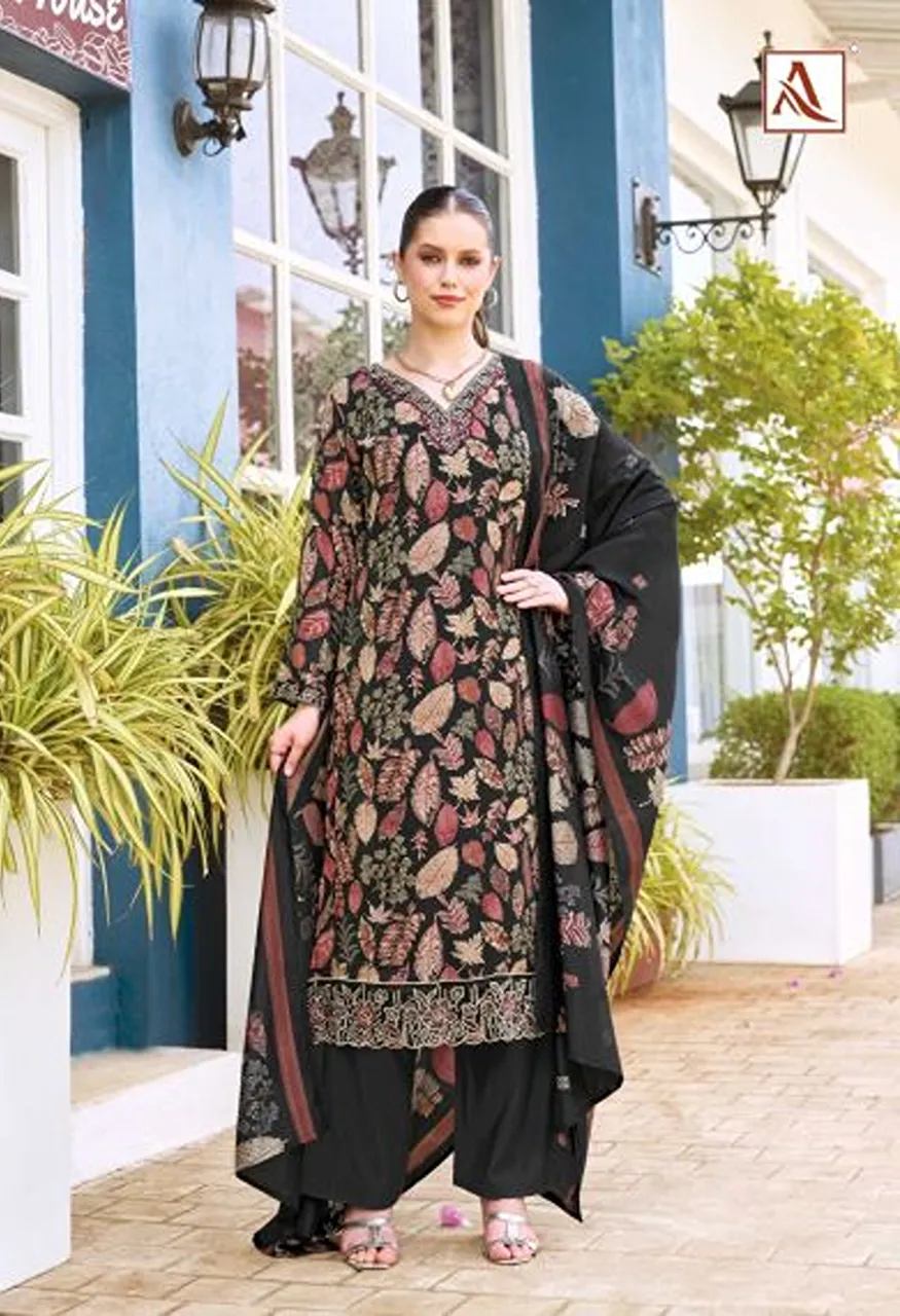 Alok Turkish Edition 19 Viscose Rayon Printed Dress Material — Wholesale Salwar Suits, Alok Suits wholesale from Surat — Photo 6