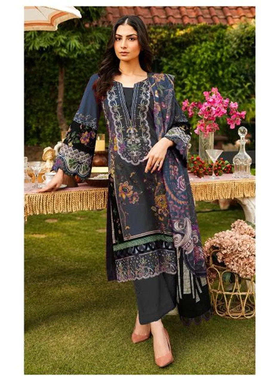 Alzohaib Farida Vol 2 Cotton Dupatta Cotton Patch Work Salwar Kameez Collection — Wholesale Salwar Suits, Alzohaib Suits wholesale from Surat — Photo 3