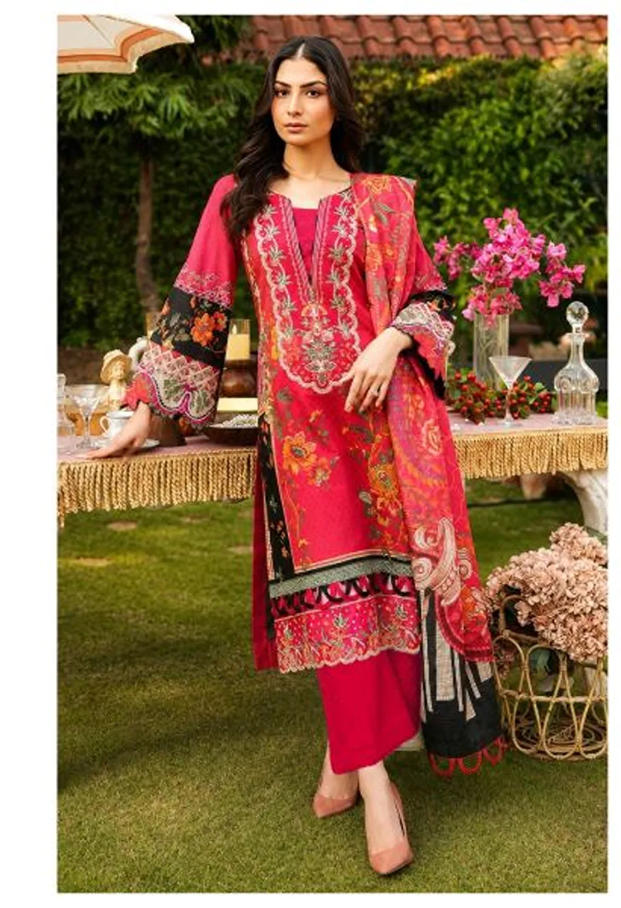 Alzohaib Farida Vol 2 Cotton Dupatta Cotton Patch Work Salwar Kameez Collection — Wholesale Salwar Suits, Alzohaib Suits wholesale from Surat — Photo 2