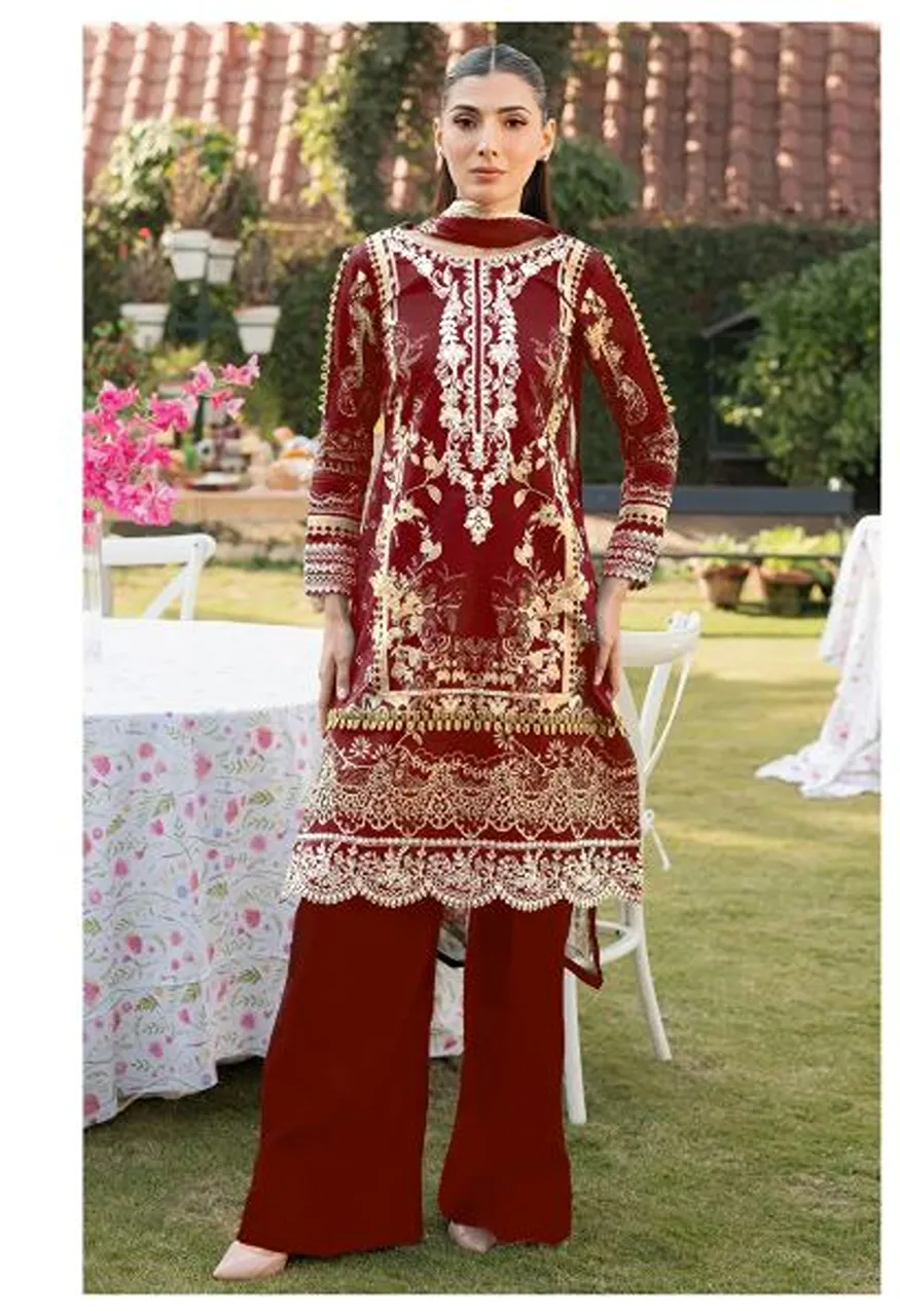 Alzohaib Farida Vol 2 Cotton Dupatta Cotton Patch Work Salwar Kameez Collection