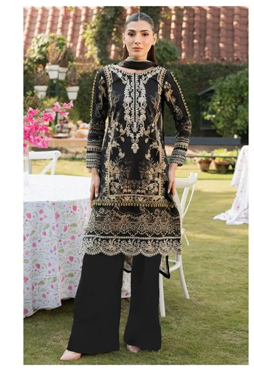 Alzohaib Farida Vol 2 Cotton Dupatta Cotton Patch Work Salwar Kameez Collection — Wholesale Salwar Suits, Alzohaib Suits wholesale from Surat — Photo 6